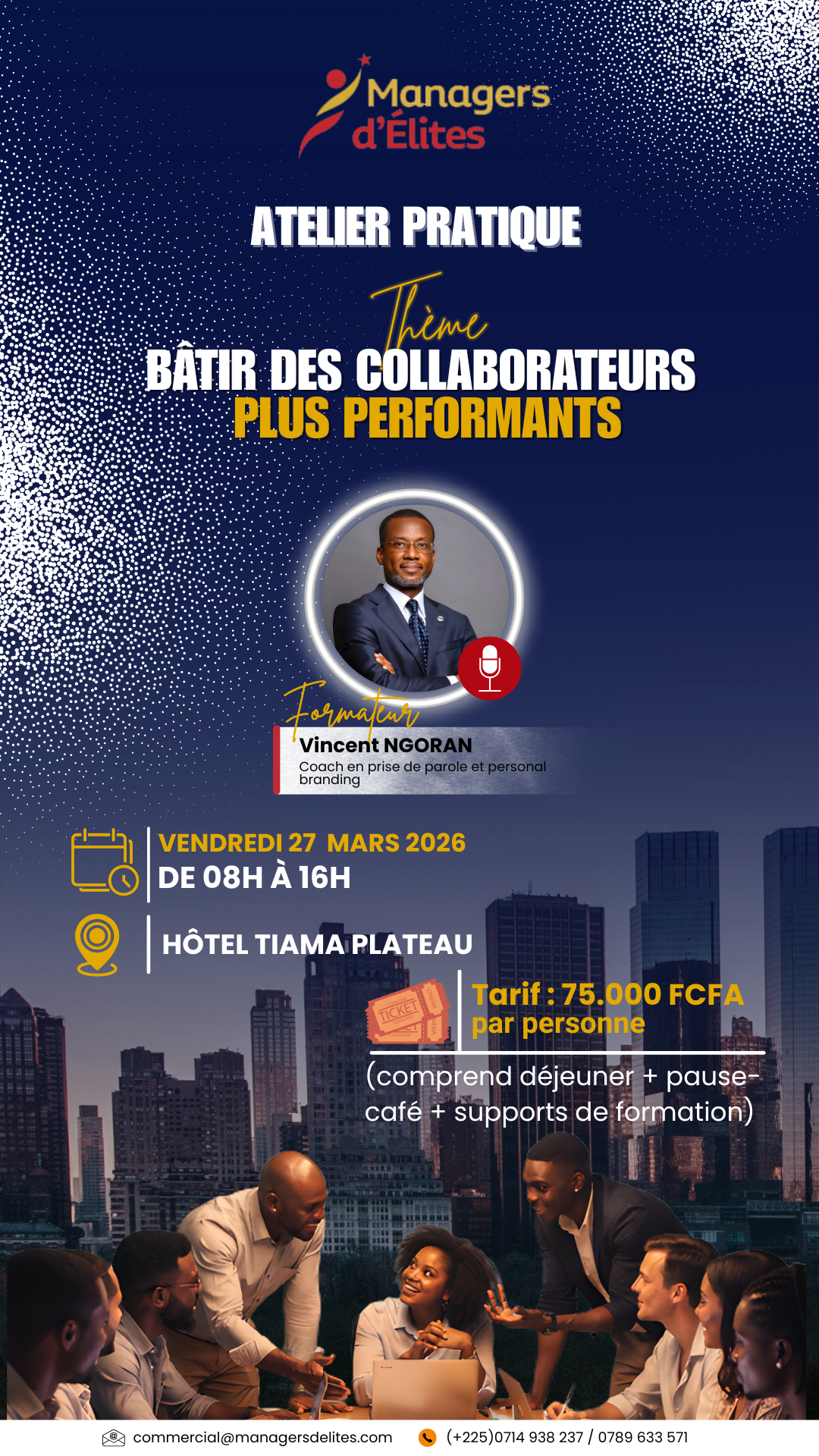 Atelier de formation : Bâtir des collaborateurs plus performants